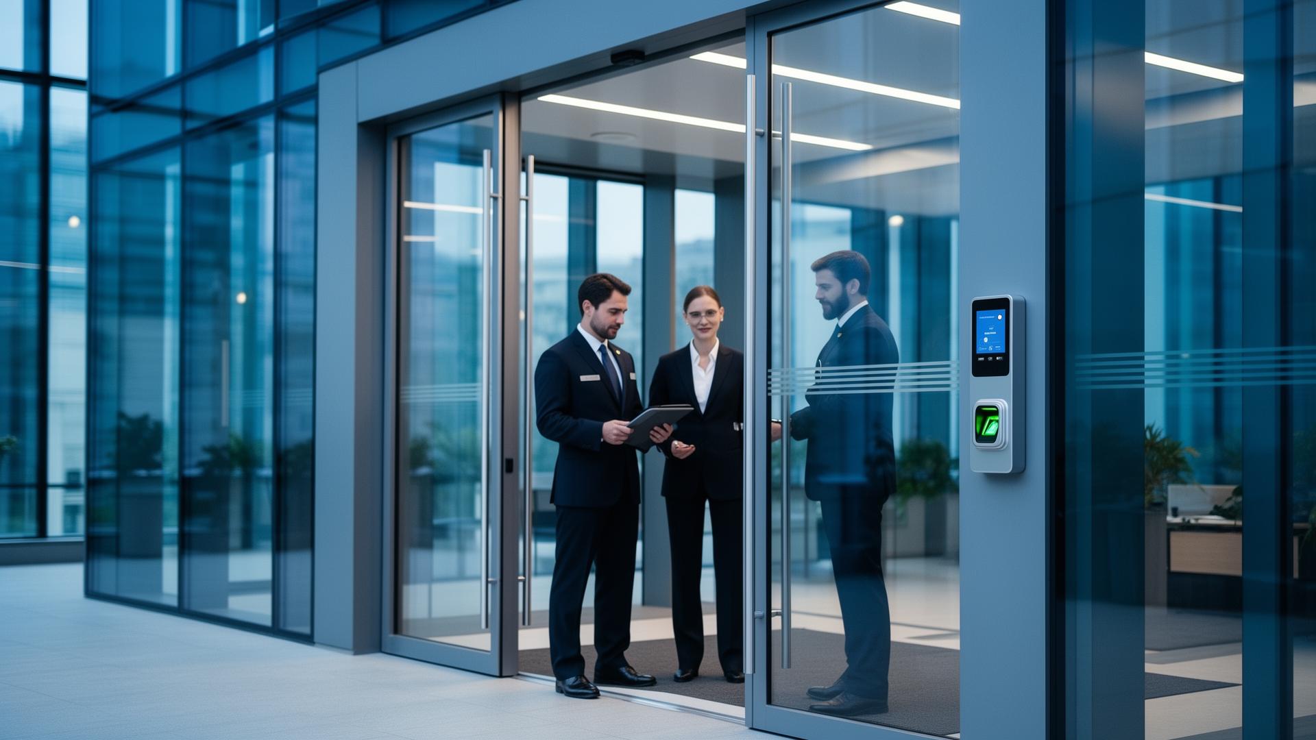 Control de acceso electrónico en edificio comercial de Quito